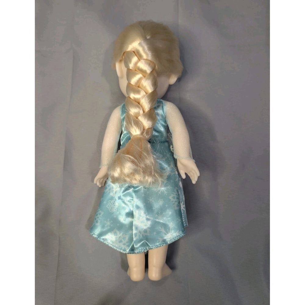 Disney Frozen Jakks 14'' Elsa Green Outfit & Long Braided Hair Doll - Picture 4 of 8
